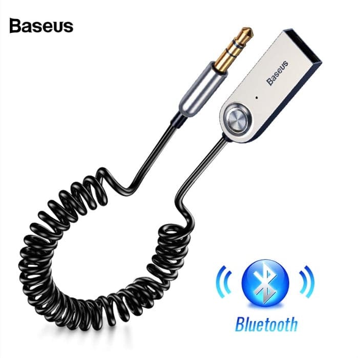 Baseus BA01 USB Bluetooth Adapter Dongle Cable For Car 3.5mm Jack Aux Bluetooth 5.0 Speakers audio transmitter - Image 2