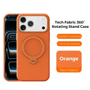 iPhone 17 Pro Max - Tactile Rotix 360° Magnetic Ring Stand Holder Protective Case