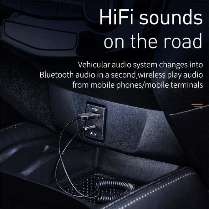 Baseus BA01 USB Bluetooth Adapter Dongle Cable For Car 3.5mm Jack Aux Bluetooth 5.0 Speakers audio transmitter - Image 7