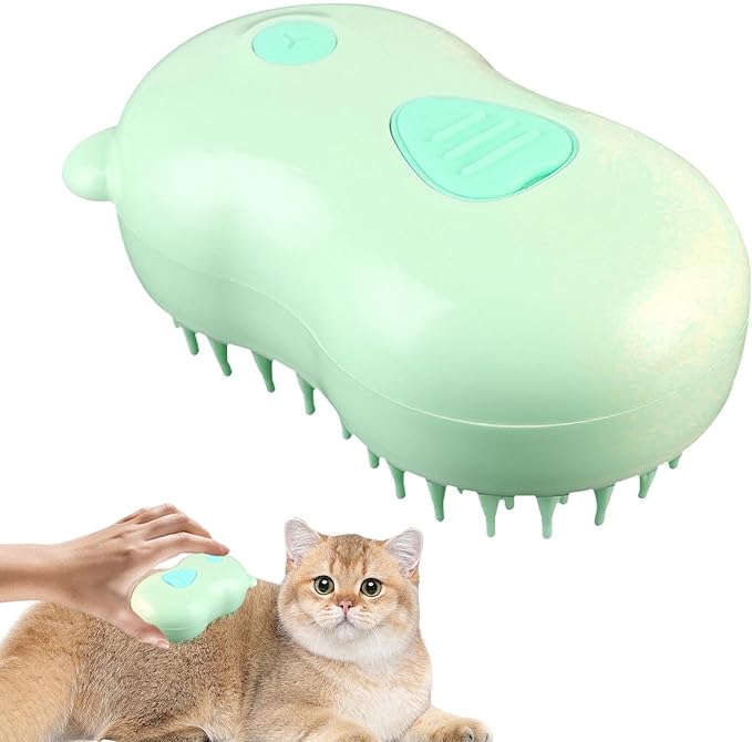 Pet Soft Steamy Brush for Removing Tangled And Loose Hair - Image 2