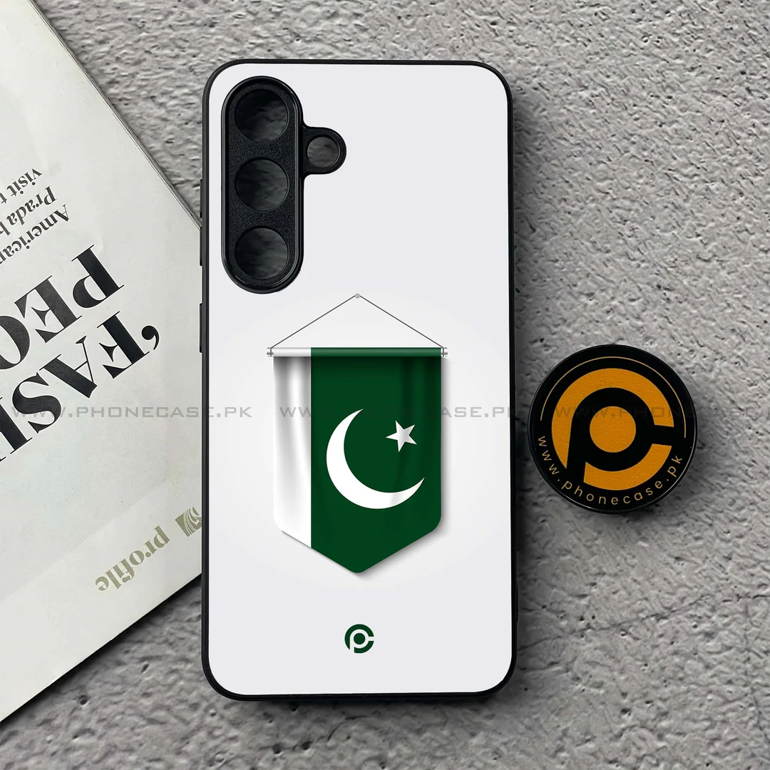 Pakistani Flag Design 6 - Premium Metal Phone Case All Models