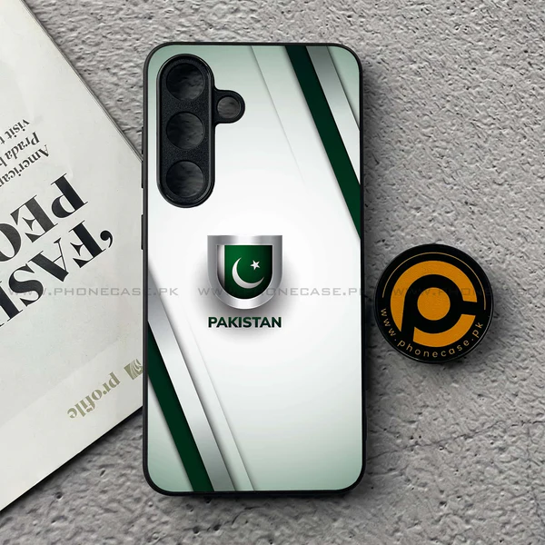 Pakistani Flag Design 6 - Premium Metal Phone Case All Models - Image 3