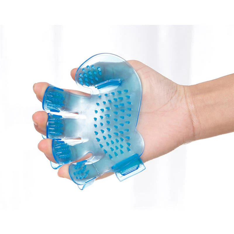 Pet Cat Grooming Five Finger Brush Massager Deshedding Glove - Image 4