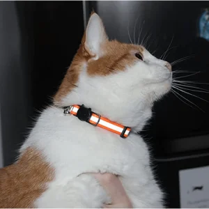 Reflective Cat Collar with Bell Adjustable For Cats